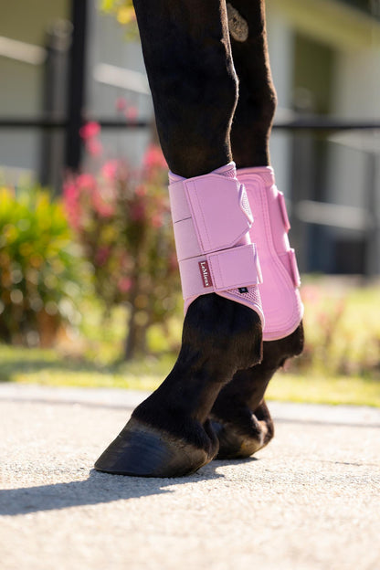 LeMieux Arika Mesh Brushing Boots Fondant