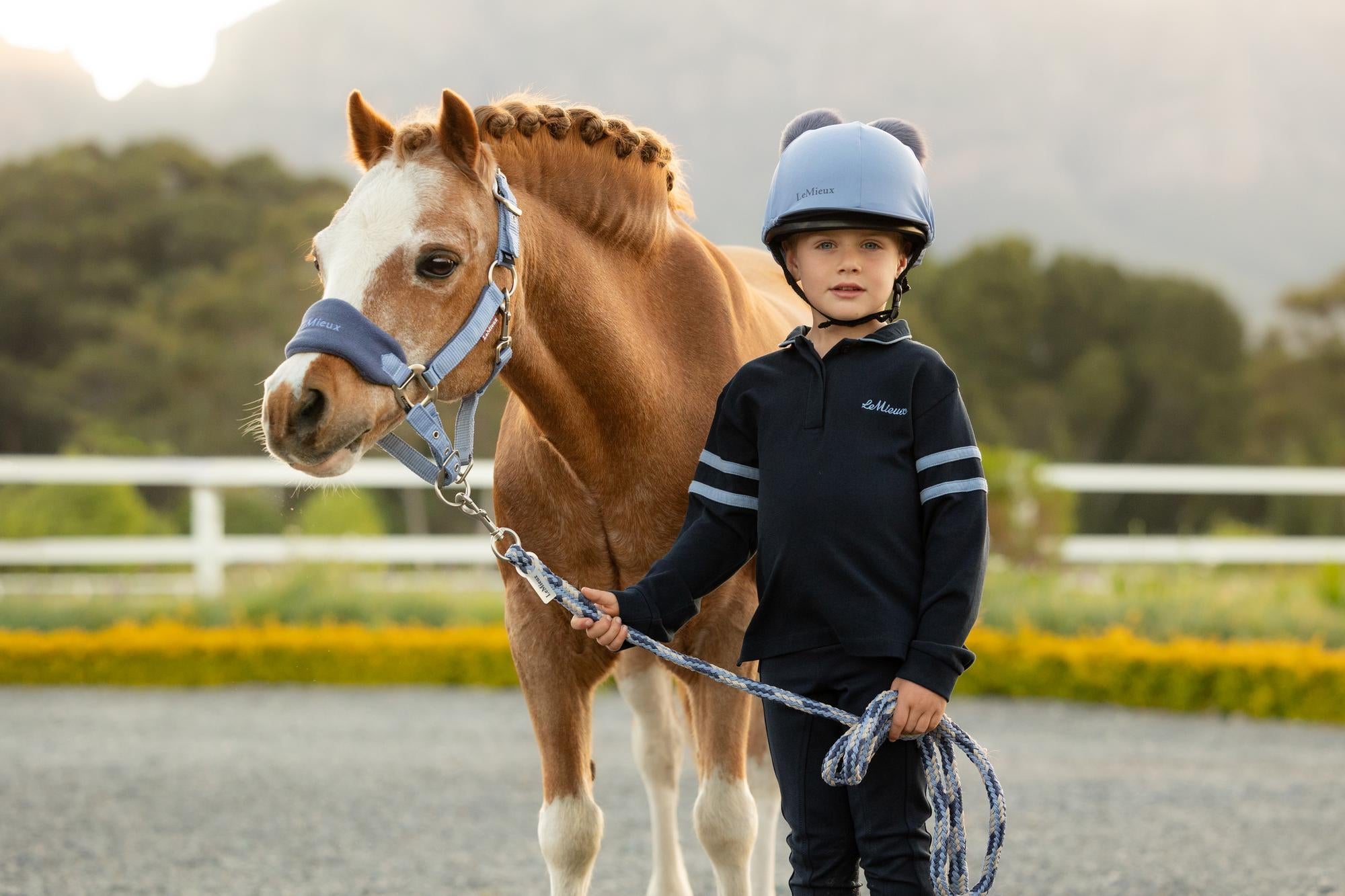 LeMieux Mini Robbie Rugby Shirt Navy