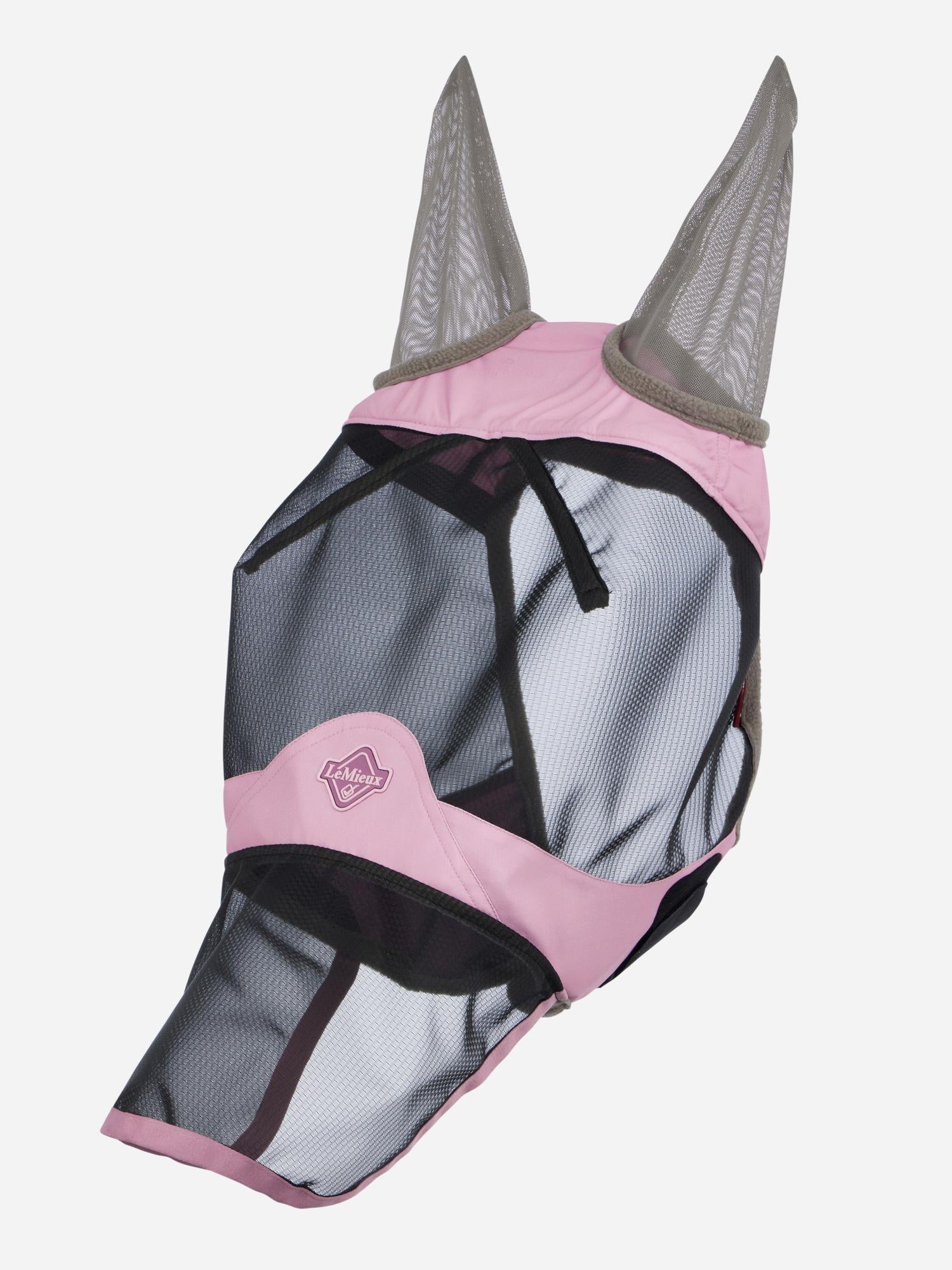LeMieux Visor-Tek Full Fly Mask Fondant