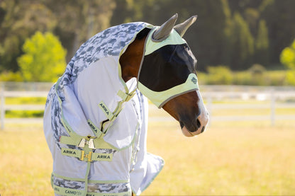 LeMieux Visor - Tek Half Horse Fly Mask Macaron | Equiflair