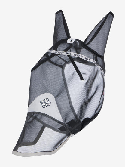 LeMieux 360 Vision Full Fly Mask Grey