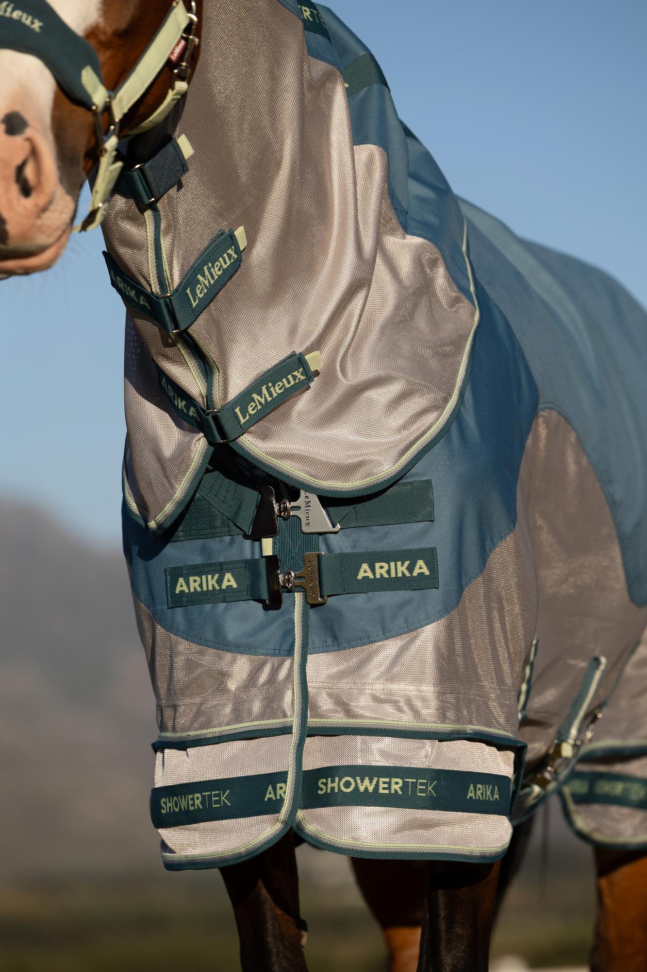 LeMieux Arika Camo Shower-Tek Fly Rug Jungle