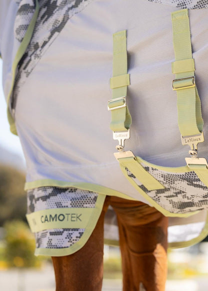 LeMieux Arika Camo-Tek Fly Rug Macaron