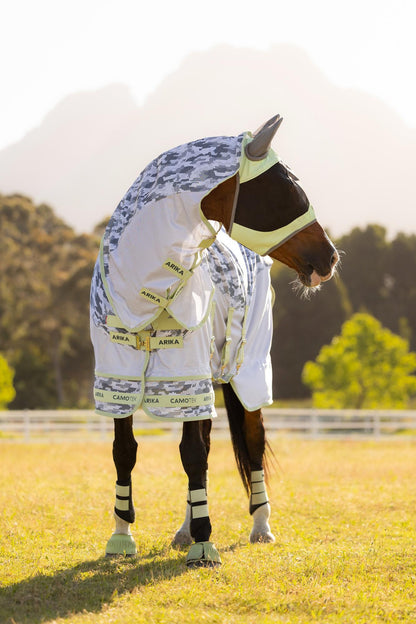 LeMieux Arika Camo-Tek Fly Rug Macaron