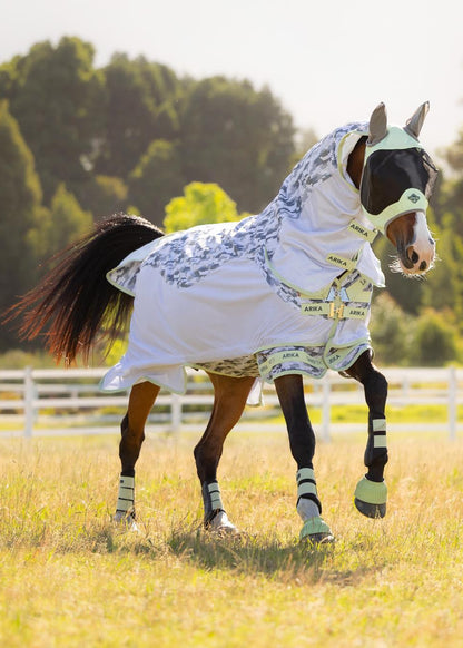 LeMieux Arika Camo-Tek Fly Rug Macaron
