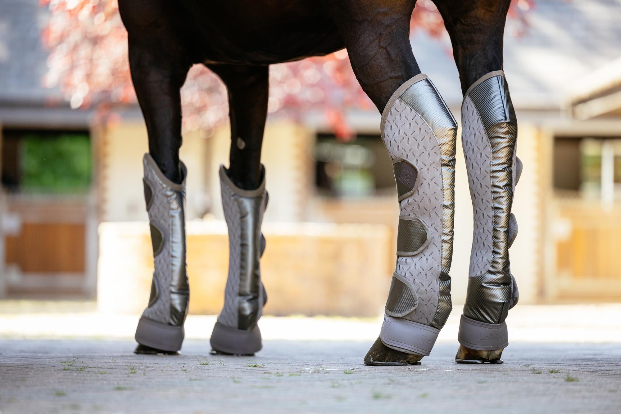 LeMieux Kudos 3D Mesh Travel Boots Pecan