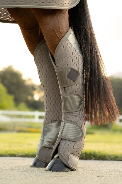 LeMieux Kudos 3D Mesh Travel Boots Pecan