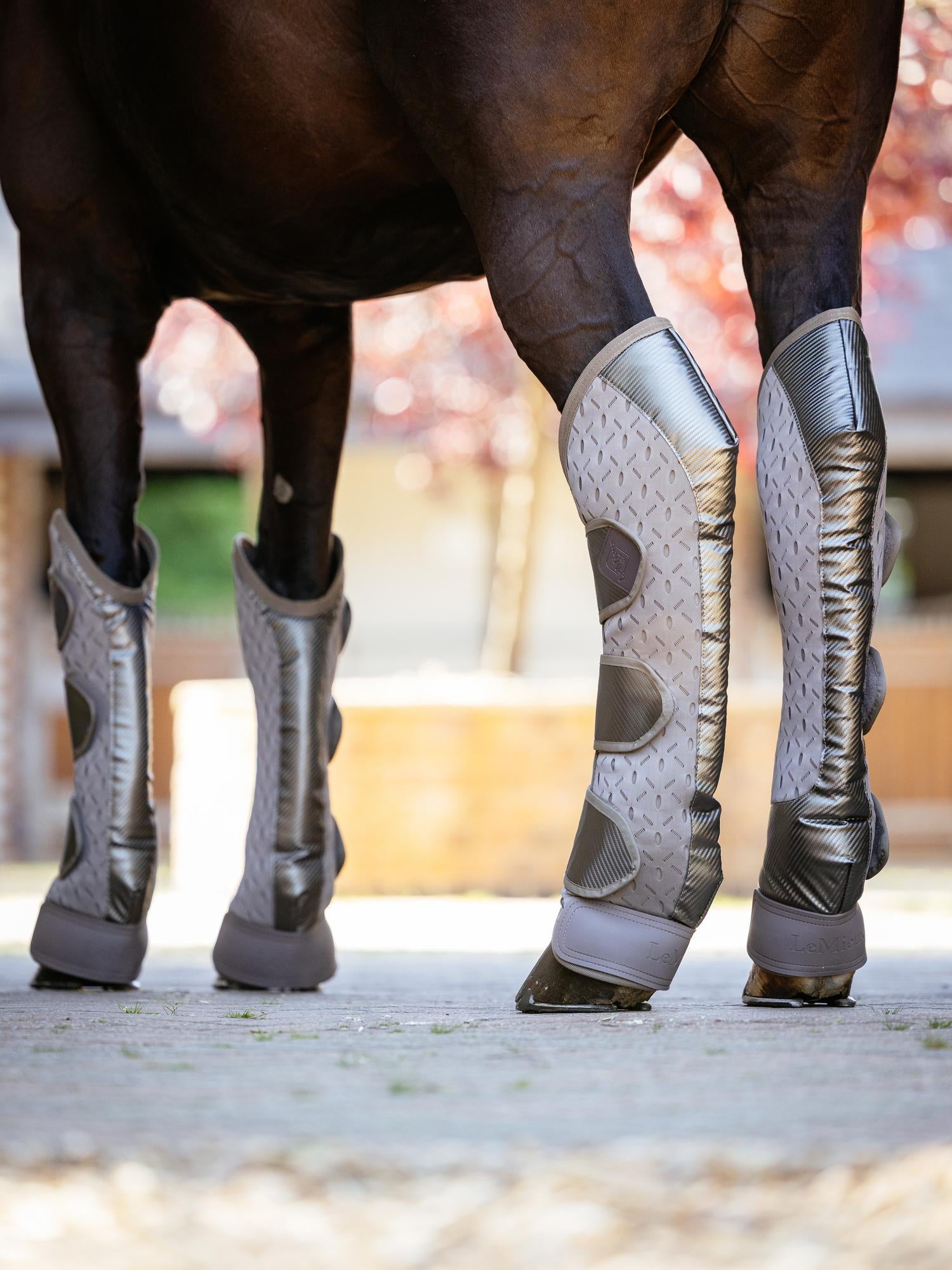 LeMieux Kudos 3D Mesh Travel Boots Pecan