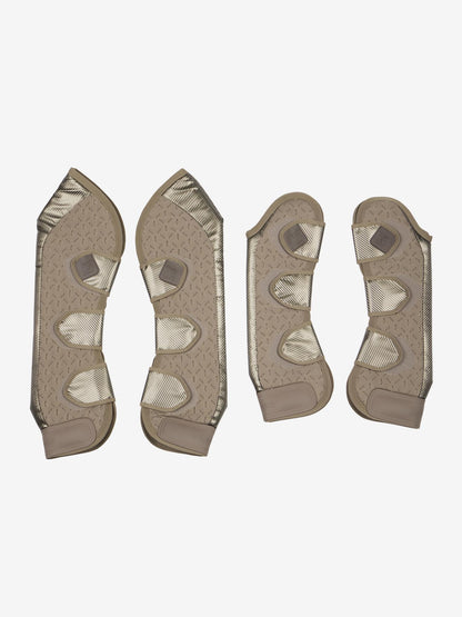 LeMieux Kudos 3D Mesh Travel Boots Pecan