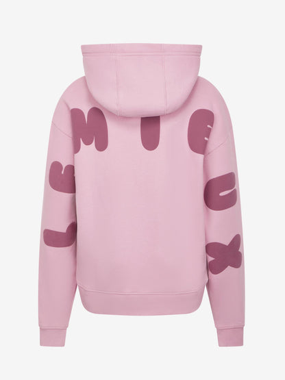 LeMieux Young Rider SIA Hoodie Fondant: Pink Kids' Hoodie with Bubble Print Logo - Equiflair