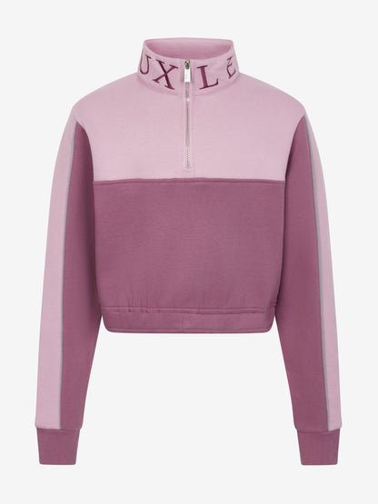 LeMieux Young Rider Cropped Kate Quarter Zip Mallow