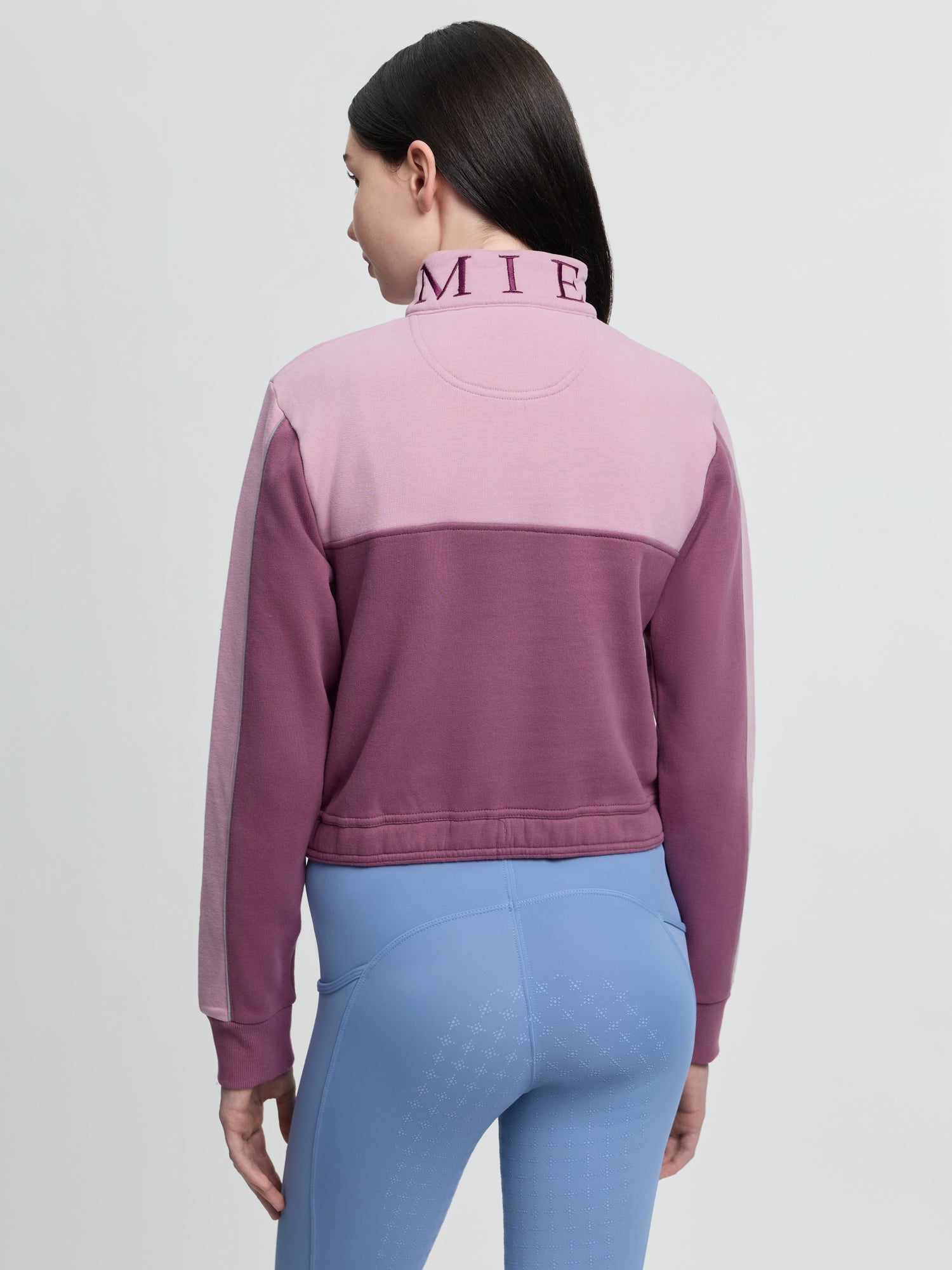 LeMieux Young Rider Cropped Kate Quarter Zip Mallow