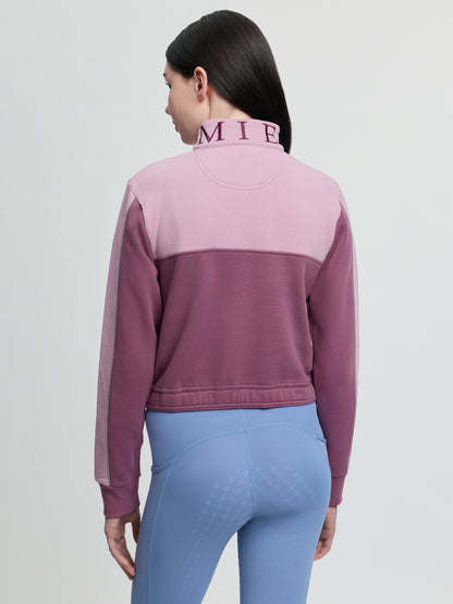 LeMieux Young Rider Cropped Kate Quarter Zip Mallow