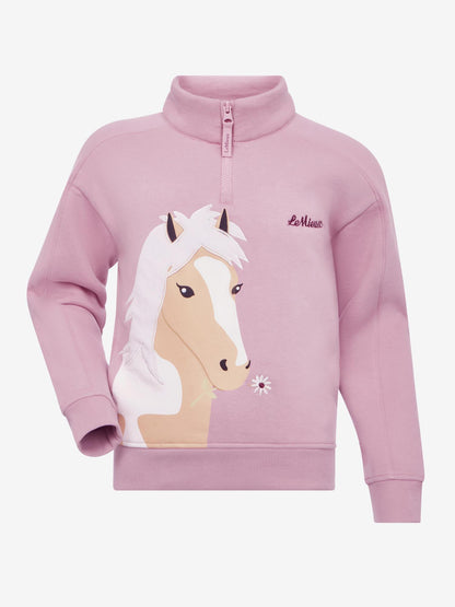 LeMieux Mini Quinn Quarter Zip Sweat Fondant