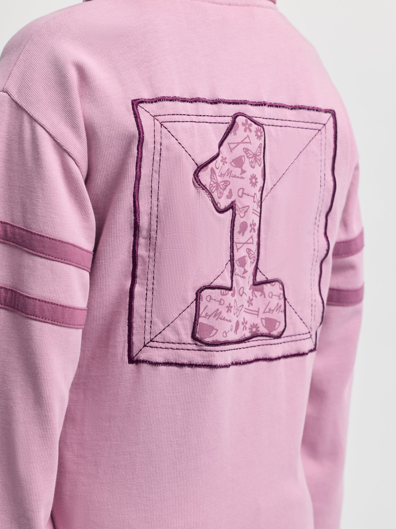 Lemieux Mini Robbie Rugby Shirt in Mallow Pink - Children's Equestrian Apparel