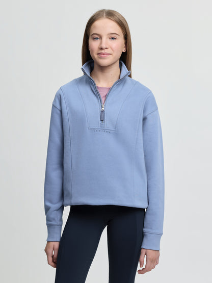 LeMieux Young Rider Vianne Quarter Zip Powder Blue