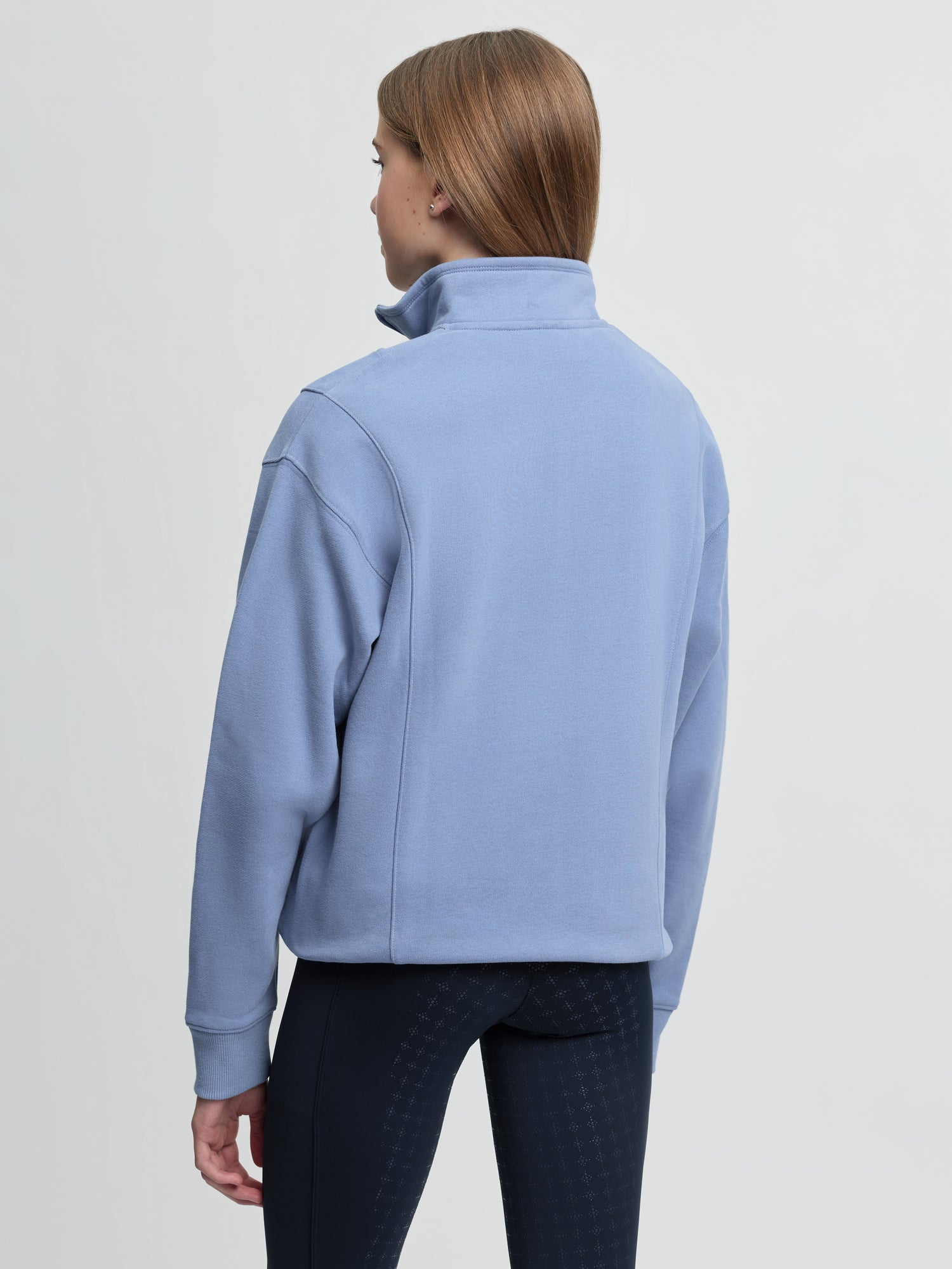 LeMieux Young Rider Vianne Quarter Zip Powder Blue