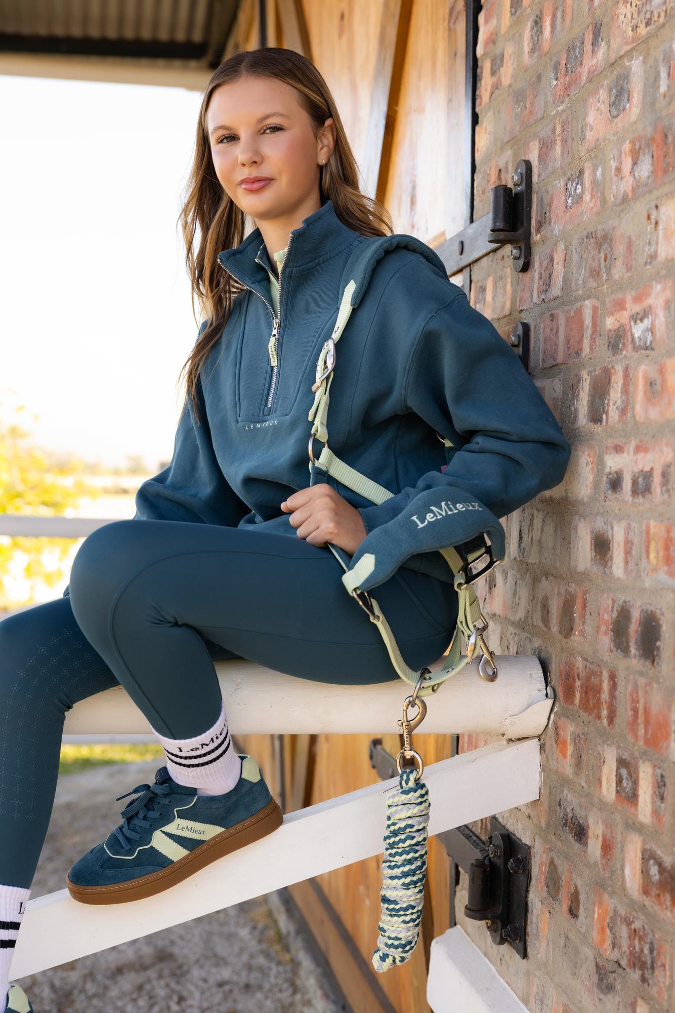 LeMieux Young Rider Vianne Quarter Zip Jungle