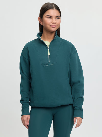 LeMieux Young Rider Vianne Quarter Zip Jungle