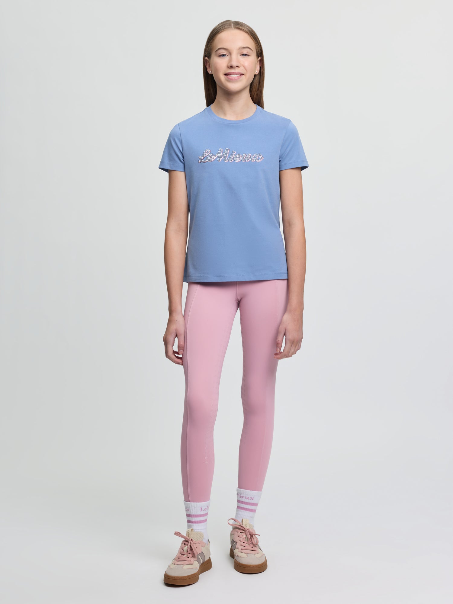 LeMieux Young Rider Arianna T-Shirt Powder Blue