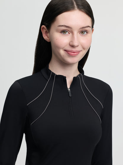 LeMieux Young Rider Airflow Base Layer Black