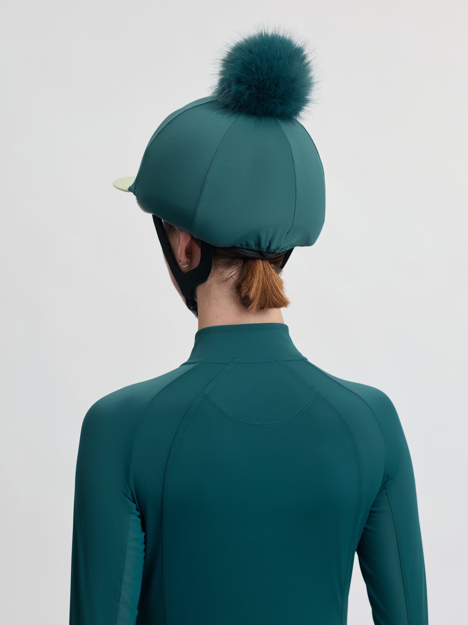 LeMieux Classique Pom Hat Silk Jungle