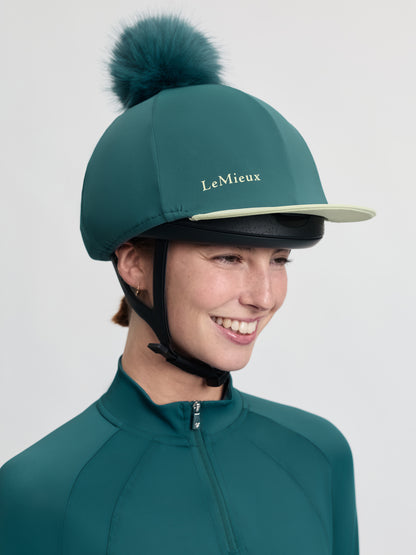 LeMieux Classique Pom Hat Silk Jungle