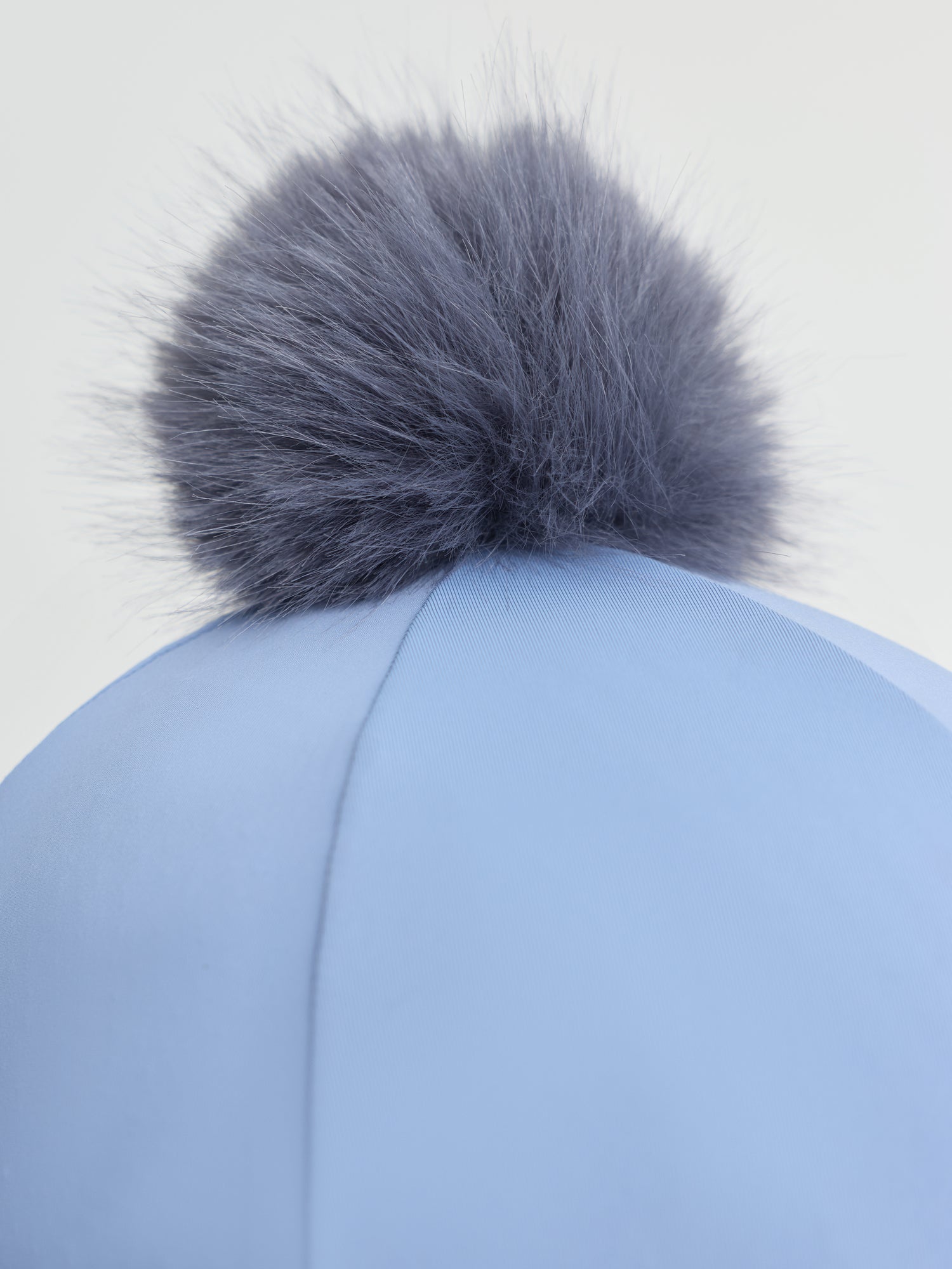 LeMieux Classique Pom Hat Silk Powder Blue