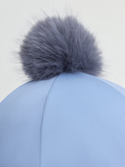 LeMieux Classique Pom Hat Silk Powder Blue