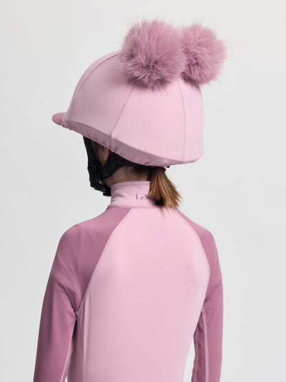 LeMieux Mini Double Pom Hat Silk Fondant | Equiflair