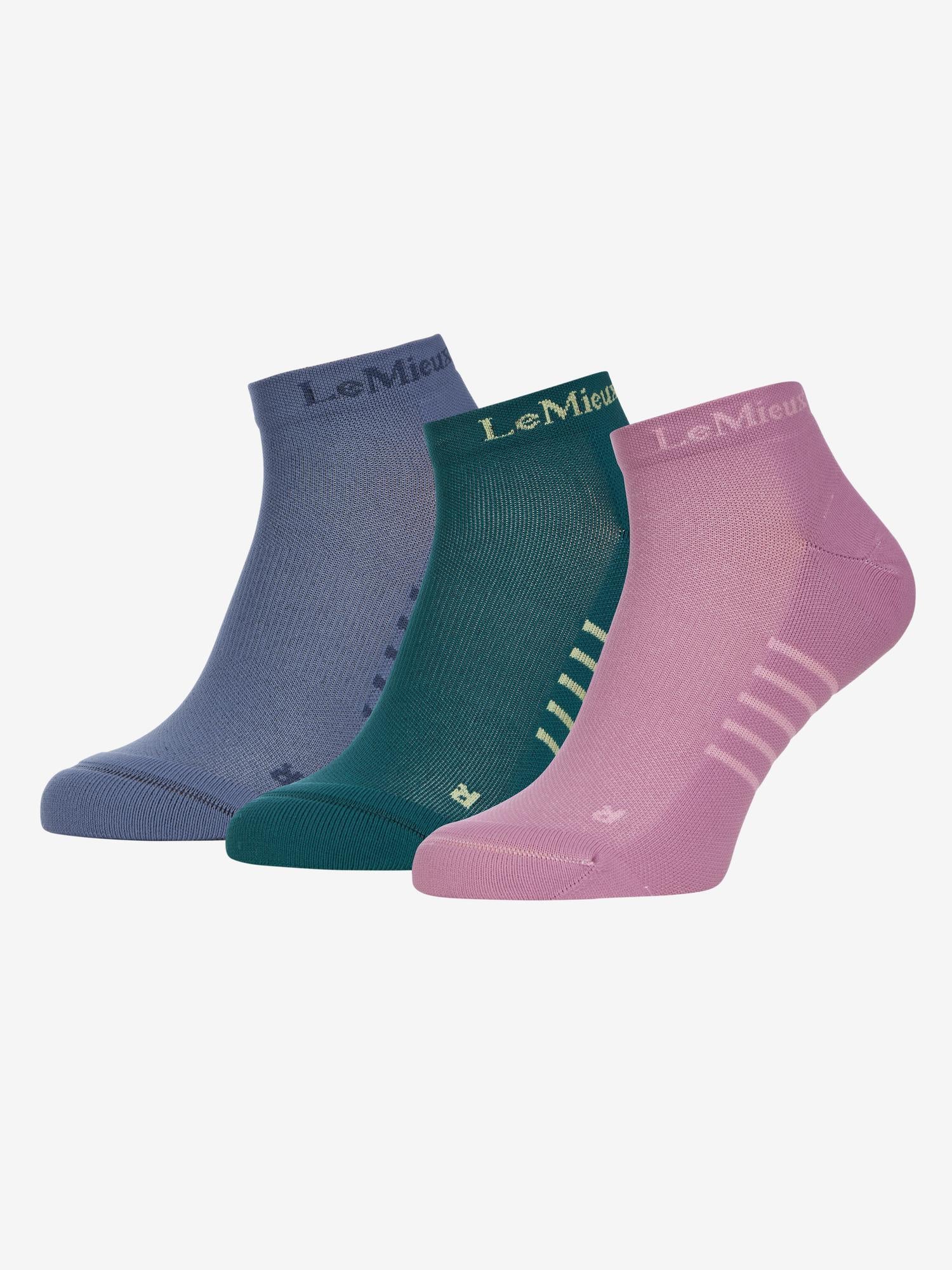 LeMieux Trainer Sock 3 Pack Multi