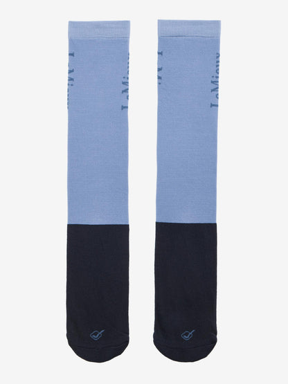 LeMieux Competition Socks 2 Pack Powder Blue