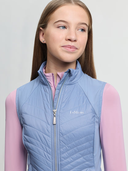 LeMieux Young Rider Josephine Gilet Powder Blue | Equiflair