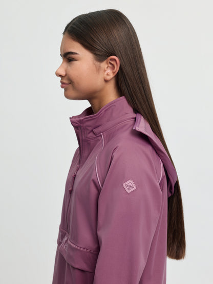 LeMieux Young Rider Paige Quarter Zip Waterproof Jacket Mallow