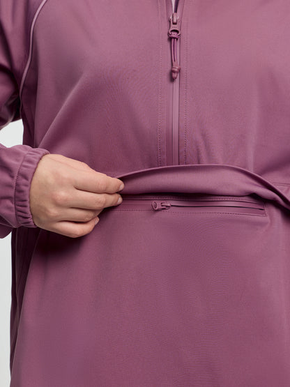 LeMieux Young Rider Paige Quarter Zip Waterproof Jacket Mallow