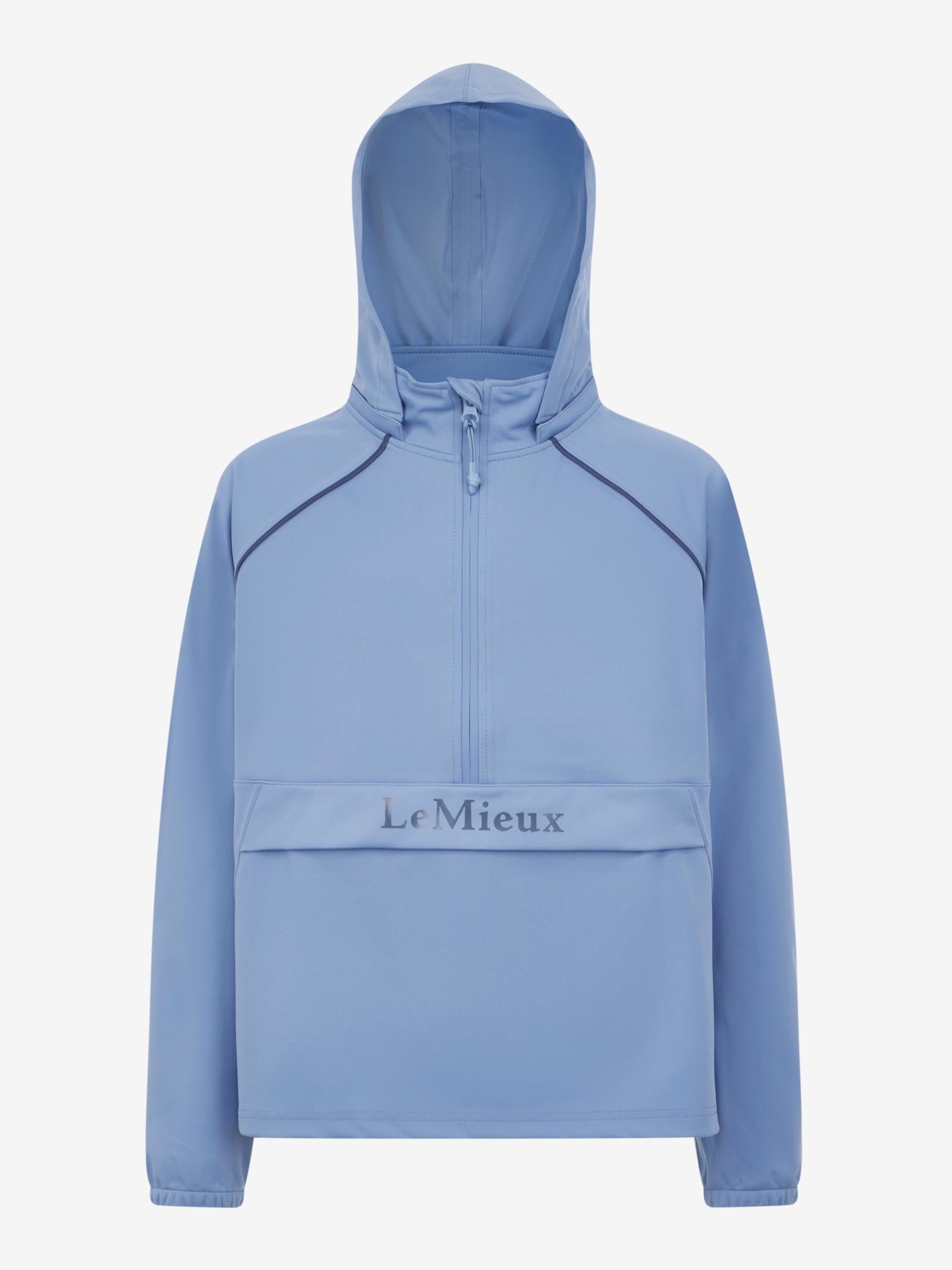 LeMieux Young Rider Paige Quarter Zip Waterproof Jacket Powder Blue | Equiflair
