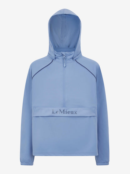 LeMieux Young Rider Paige Quarter Zip Waterproof Jacket Powder Blue | Equiflair