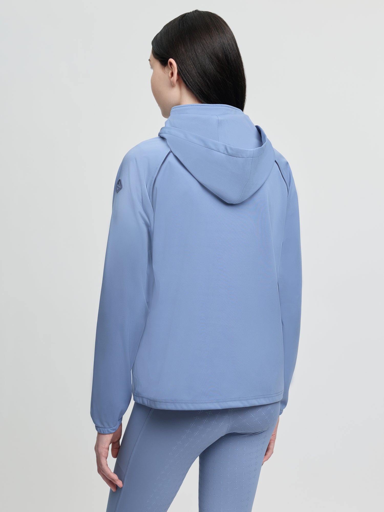 LeMieux Young Rider Paige Quarter Zip Waterproof Jacket Powder Blue | Equiflair