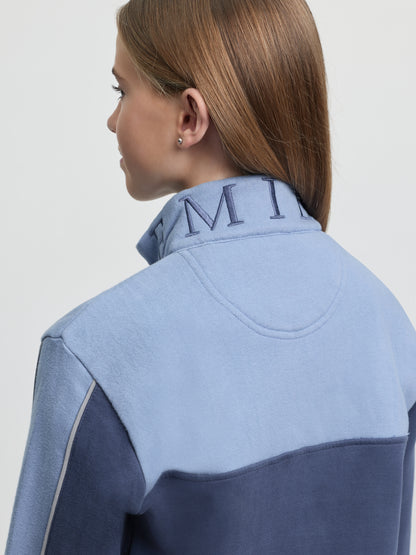 LeMieux Young Rider Cropped Kate Quarter Zip Shadow