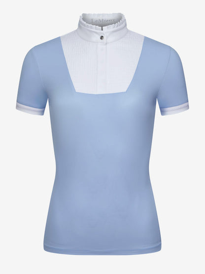LeMieux Sophia Short Sleeve Pleated Show Shirt Mist | Equiflair