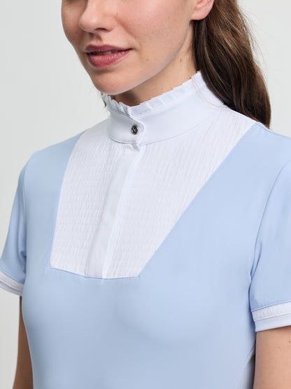 LeMieux Sophia Short Sleeve Pleated Show Shirt Mist | Equiflair