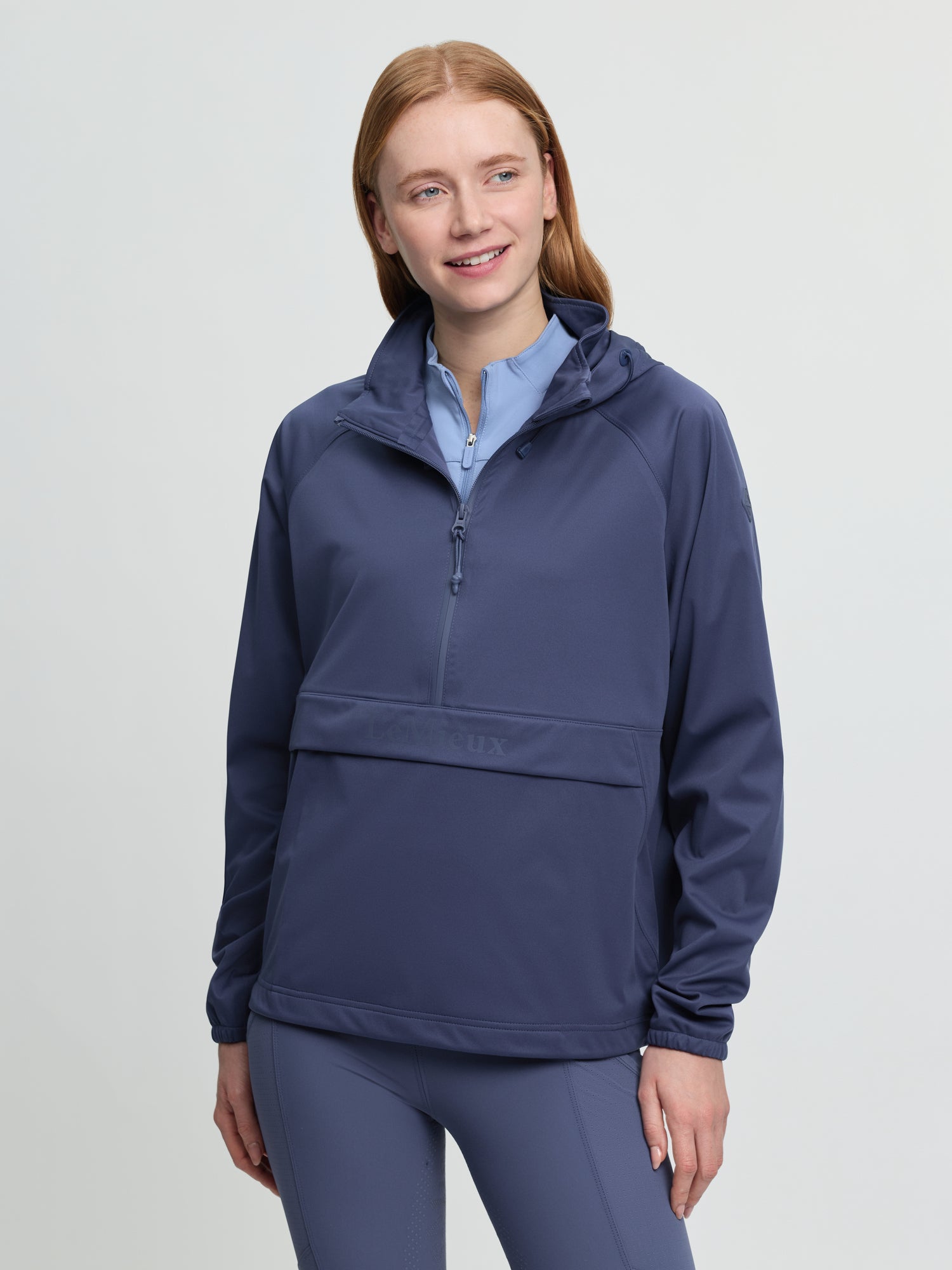 LeMieux Perri Half Zip Waterproof Jacket Shadow