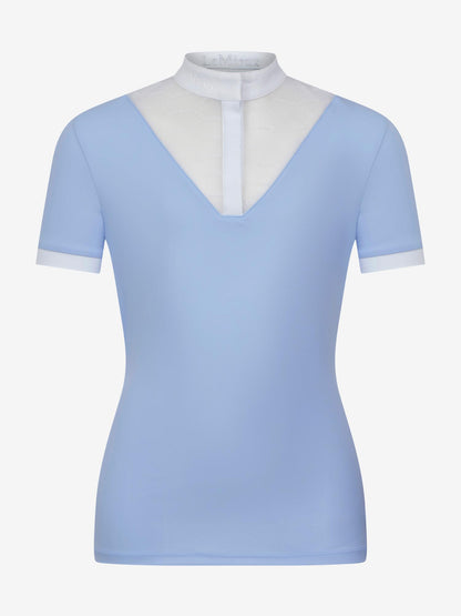 LeMieux Young Rider Eva Short Sleeve Show Shirt Mist