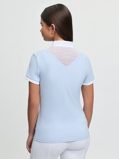 LeMieux Young Rider Eva Short Sleeve Show Shirt Mist