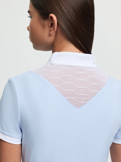 LeMieux Young Rider Eva Short Sleeve Show Shirt Mist