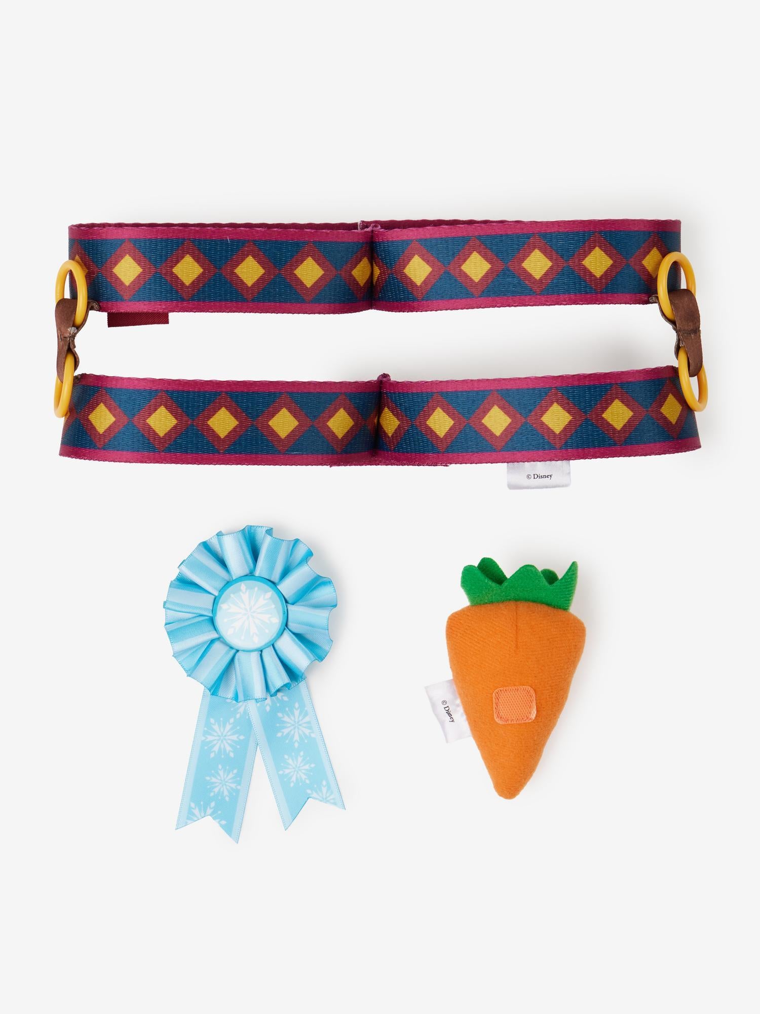 Disney Frozen Sven Hobby Horse Accessories: Harness, Rosette, Carrot. Toy Set for Kids