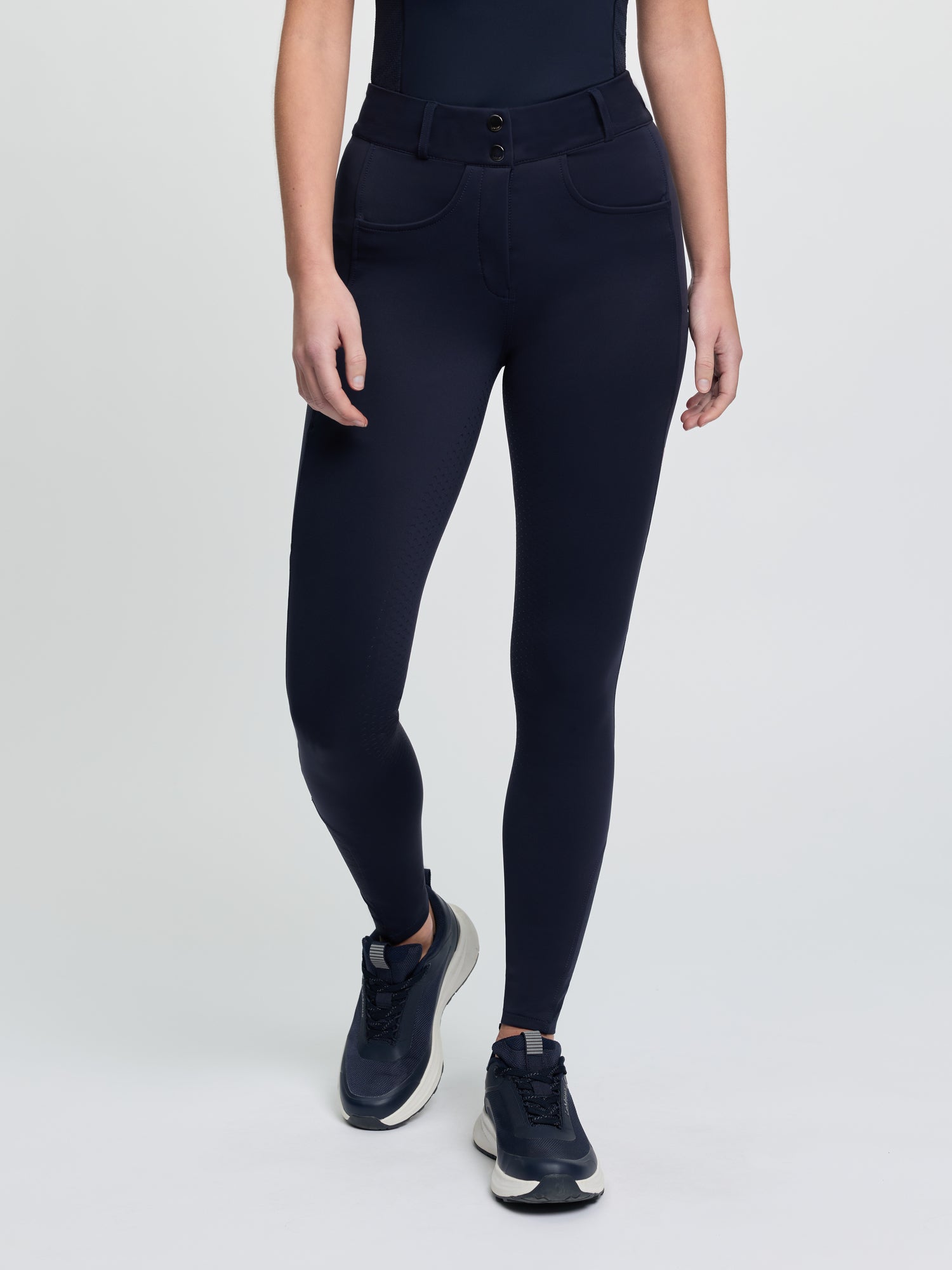 LeMieux Cami Sculpt Full Seat Breeches Navy | Equiflair