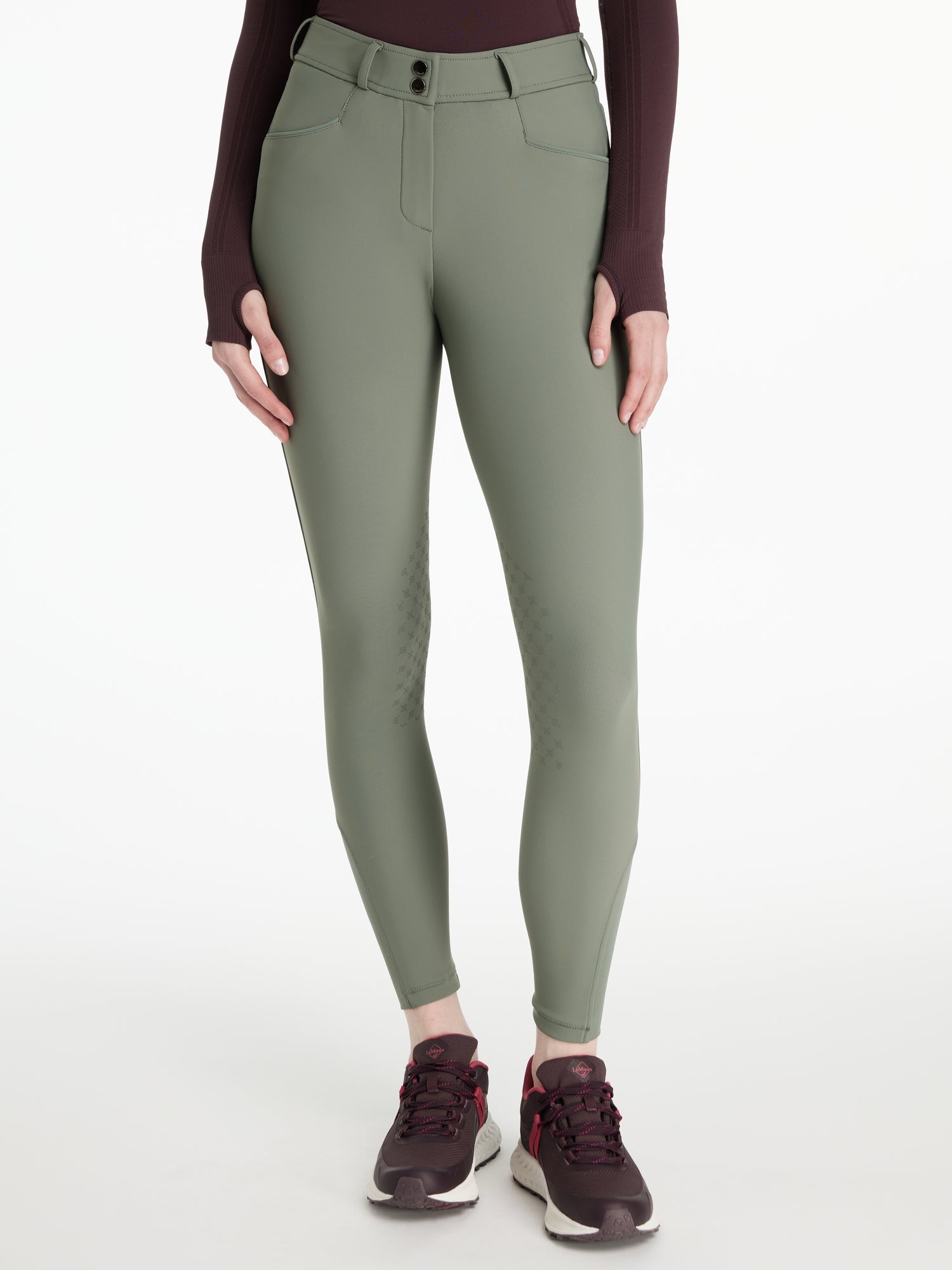 LeMieux Isabelle Knee Grip Breeches Rosemary
