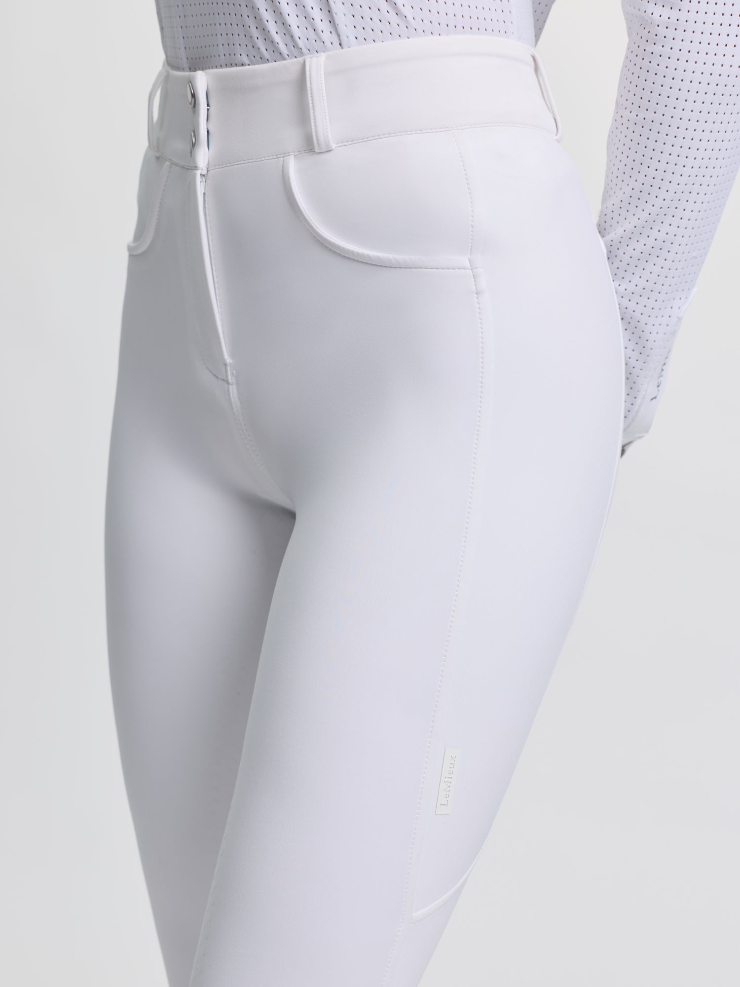 LeMieux Cami Sculpt Full Seat Ladies Breech White | Equiflair