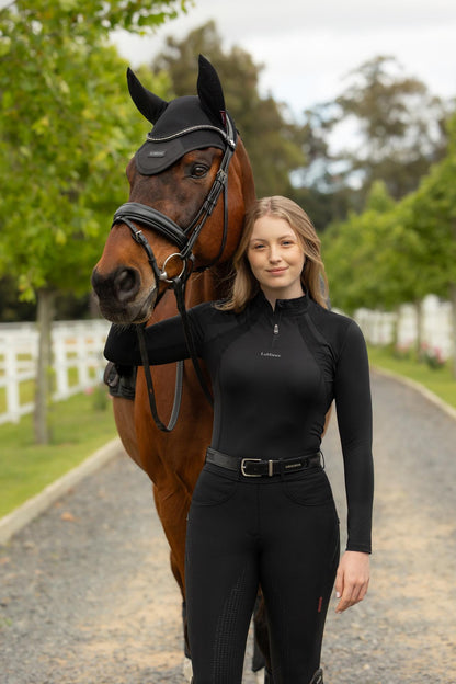 LeMieux Air - Tek Mesh Horse Fly Hood Black | Equiflair